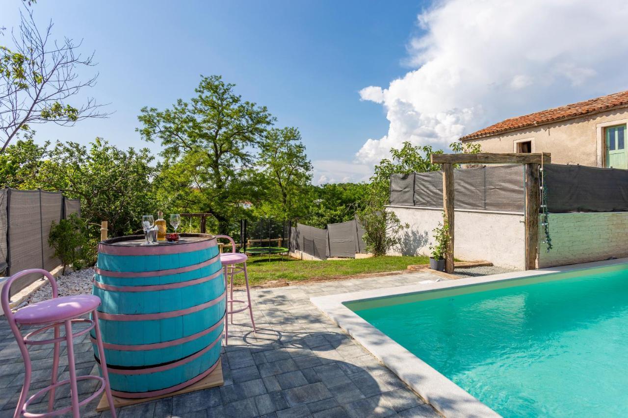House With Pool Poli Stare Nuoni Βίλα Žminj Εξωτερικό φωτογραφία